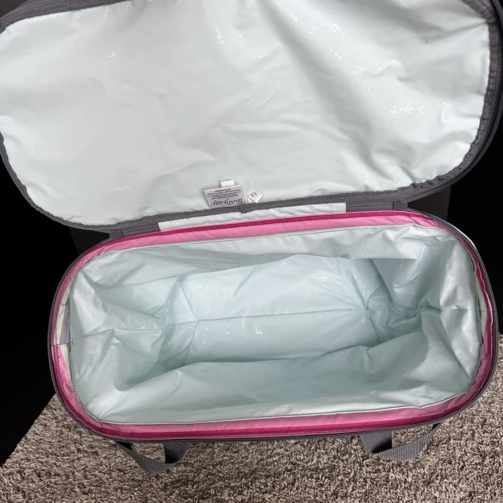 Thirty-One 31 Family Picnic Thermal Lollipop Stripe Large Thermal Tote Handles